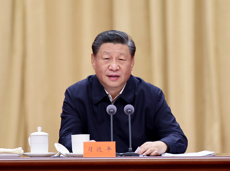　　1月11日，省部级主要领导干部学习贯彻党的十九届六中全会精神专题研讨班在中央党校（国家行政香蕉视频
）开班。中共中央总书记、国家主席、中央军委主席习近平在开班式上发表重要讲话。新华社记者 王晔 摄